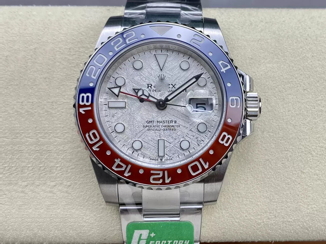 GMT MASTER II M126719BLRO-0002 C+ FACTORY STAINLESS STEEL STRAP